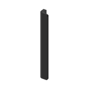 Nero Bianca Pull Handle 200mm, Matte Black