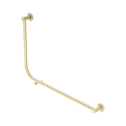 Nero Dolce II Care 32mm AS1428 Accessible Toilet Grab Rail 90 Degree 600x950mm, Brushed Gold