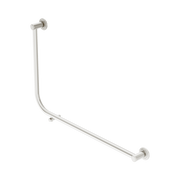 Nero Dolce II Care 32mm AS1428 Accessible Toilet Grab Rail 90 Degree 600x950mm, Brushed Nickel
