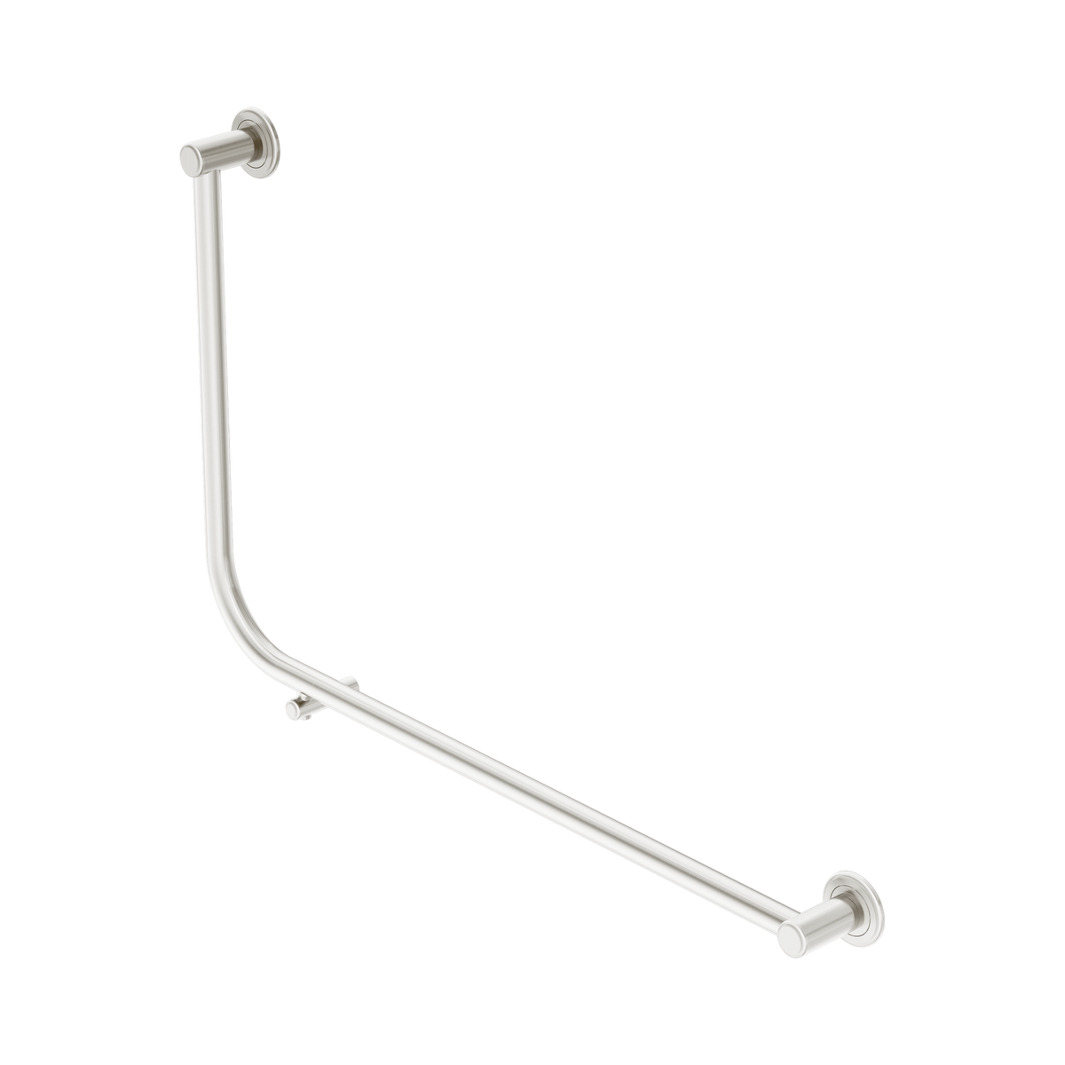 Nero Dolce II Care 32mm AS1428 Accessible Toilet Grab Rail 90 Degree 600x950mm, Brushed Nickel