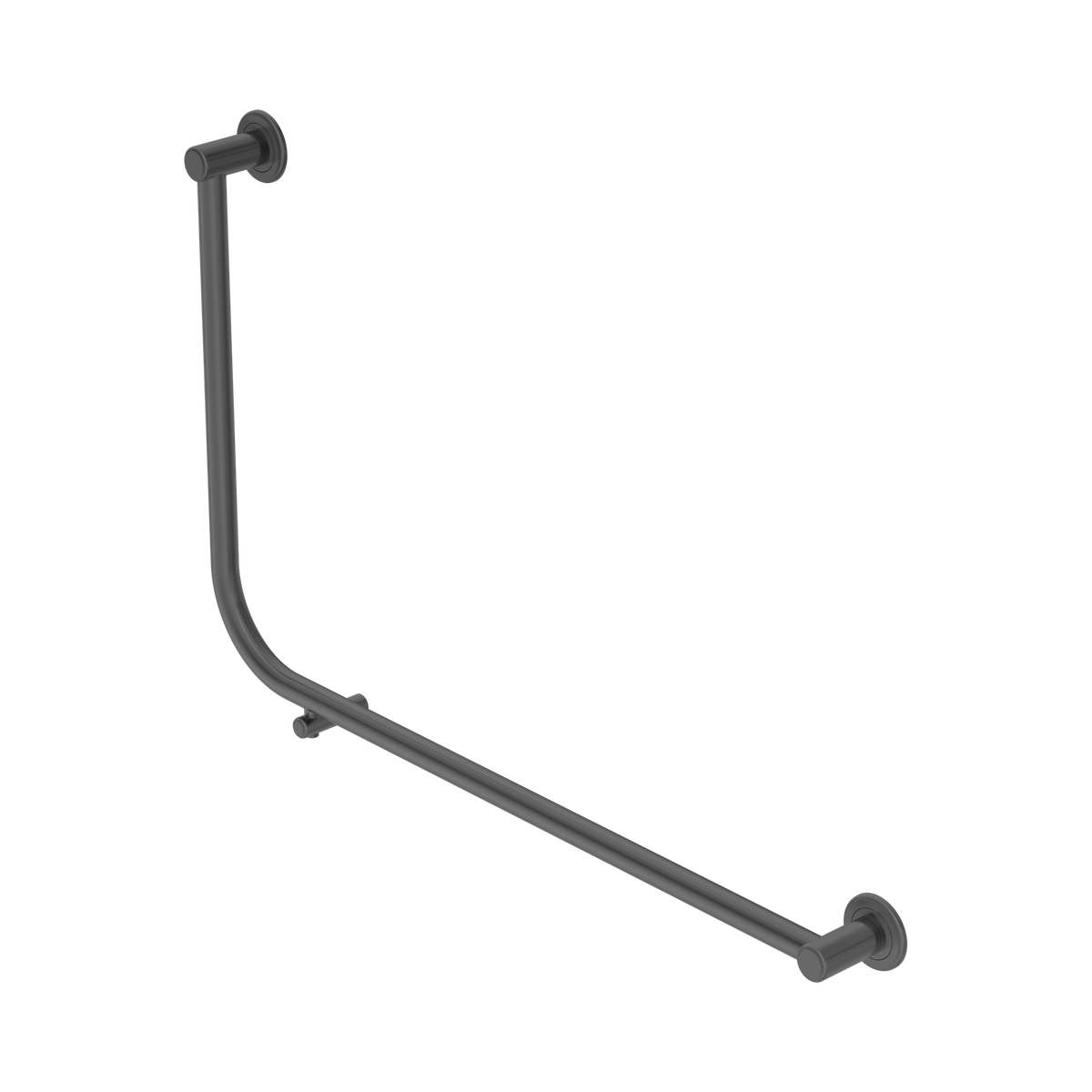 Nero Dolce II Care 32mm AS1428 Accessible Toilet Grab Rail 90 Degree 600x950mm, Gun Metal