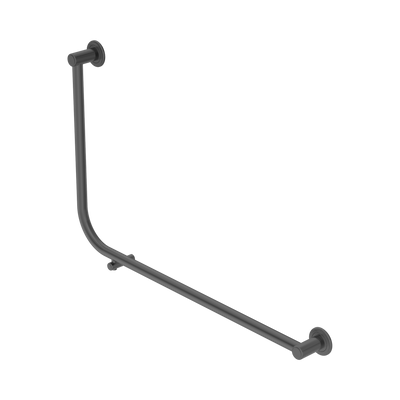 Nero Dolce II Care 32mm AS1428 Accessible Toilet Grab Rail 90 Degree 600x950mm, Gun Metal