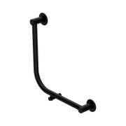 Nero Dolce II Care 32mm AS1428 Ambulant Toilet Grab Rail 90 Degree 450x450mm, Matte Black
