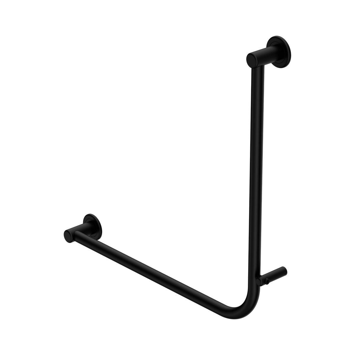 Nero Dolce II Care 32mm NZ4121 Accessible Grab Rail 90 Degree 750x750mm, Matte Black