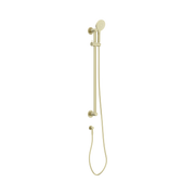 Nero Dolce II Care 32mm Grab Rail And Adjustable Shower Rail Set 900mm, 1.5m Hose, Brushed Gold