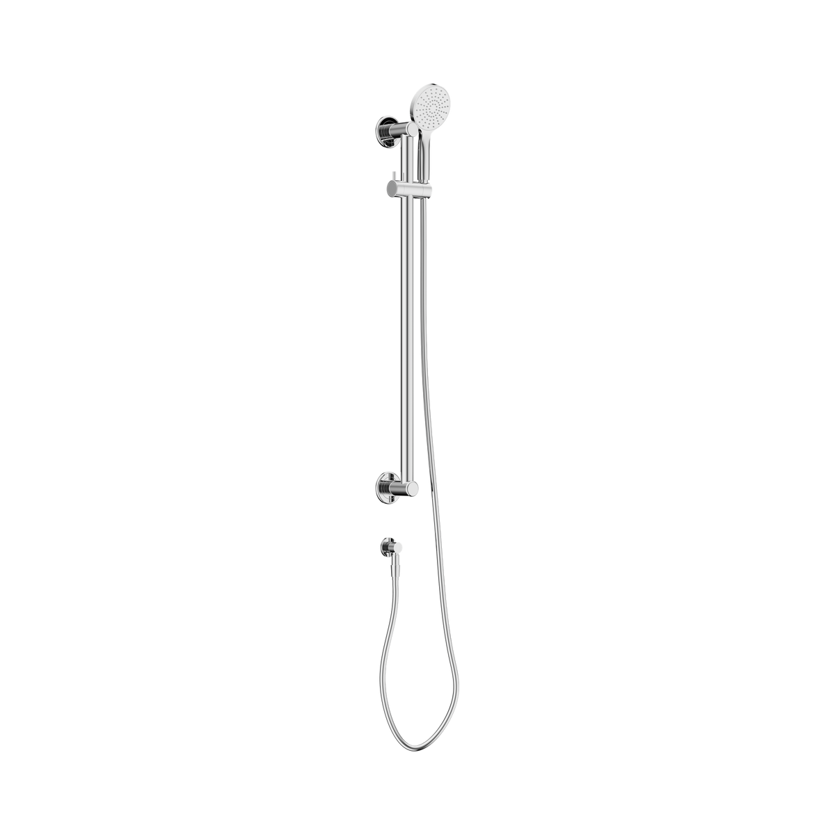 Nero Dolce II Care 32mm Grab Rail And Adjustable Shower Rail Set 900mm, 1.5m Hose, Polished Chrome