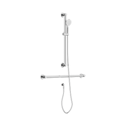 Nero Dolce II Care 32mm Grab Rail T Bar Equivalent 900 + 900mm for Shower with Hand Piece, 1.5m Hose, Outlet, Polished Chrome