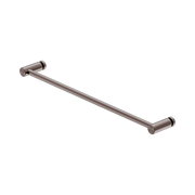 Nero 600mm Glass Mount Single Towel Rail, Brushed Bronze