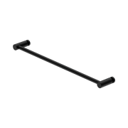 Nero 600mm Glass Mount Single Towel Rail, Matte Black