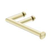 Nero Glass Mount Toilet Roll Holder, Brushed Gold