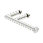 Nero Glass Mount Toilet Roll Holder, Brushed Nickel
