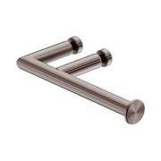 Nero Glass Mount Toilet Roll Holder, Brushed Bronze