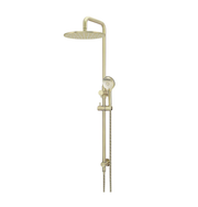 Meir Round Combination Shower Rail 300mm Rose, Three Function Hand Shower, Tiger Bronze