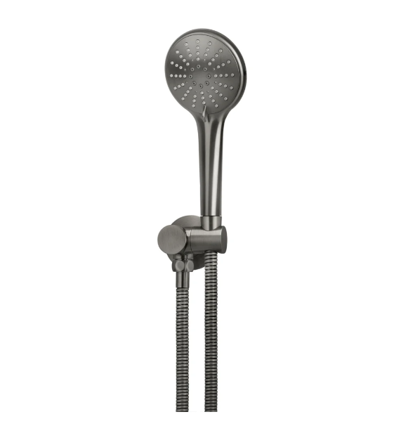 Meir Round Hand Shower on Swivel Bracket, Shadow