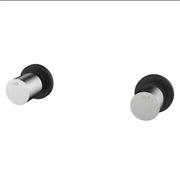 Millennium Finesa Wall Top Assemblies, Matte Black & Chrome