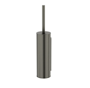 Meir Round Toilet Brush and Holder, Shadow