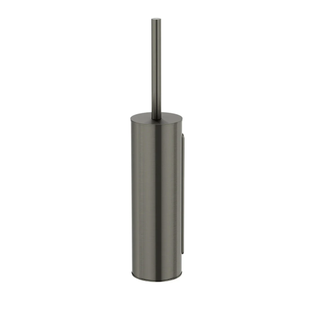 Meir Round Toilet Brush and Holder, Shadow