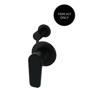 Meir Round Diverter Mixer Paddle Handle Finish Kit, Matte Black