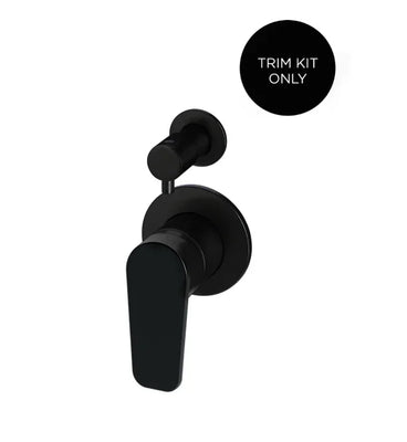 Meir Round Diverter Mixer Paddle Handle Finish Kit, Matte Black