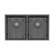 Phoenix 4000 Series Double Bowl Under / Over Sink, Brushed Carbon