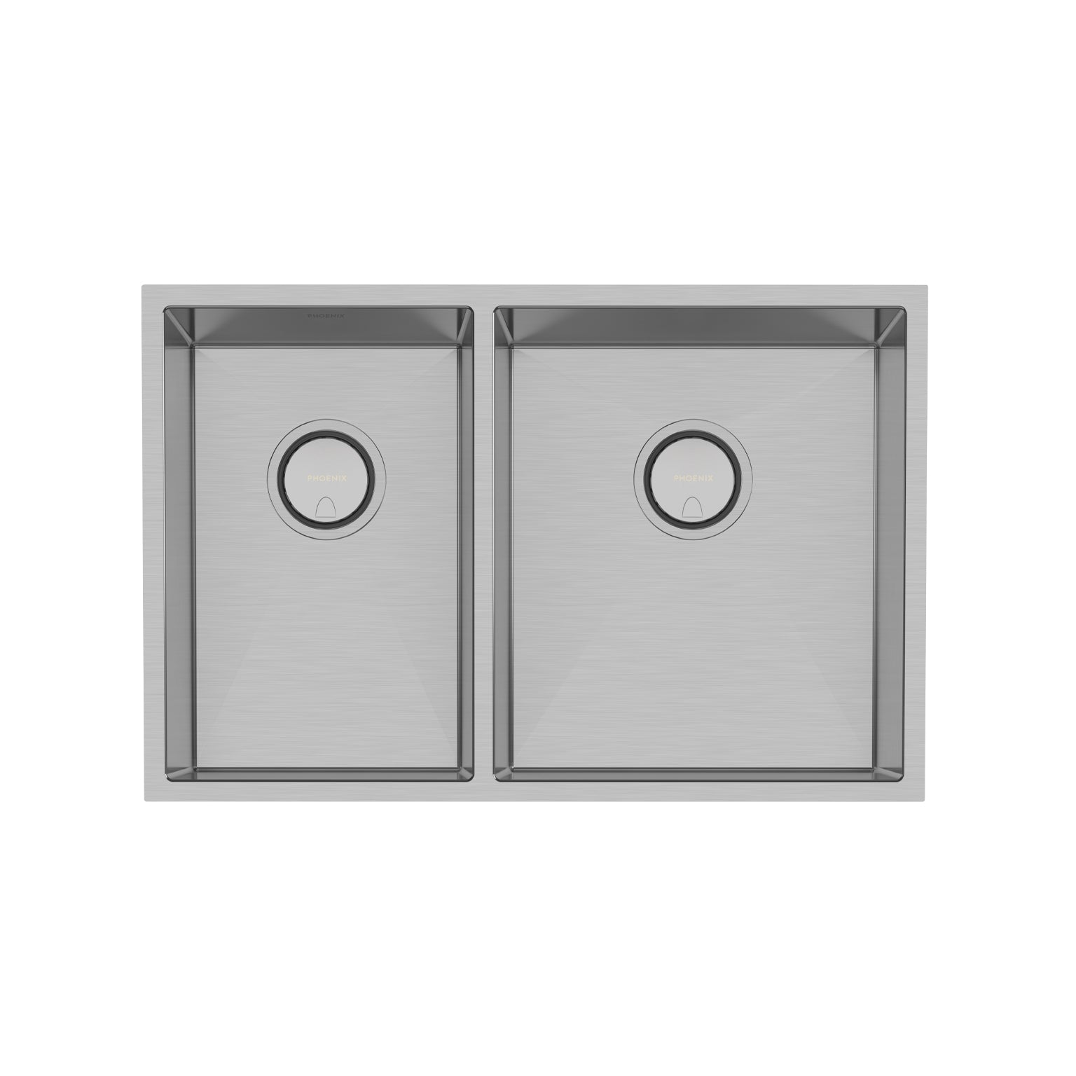 Phoenix 4000 Series 1-3/4 R/H Bowl Under / Over Sink, Stainless Steel