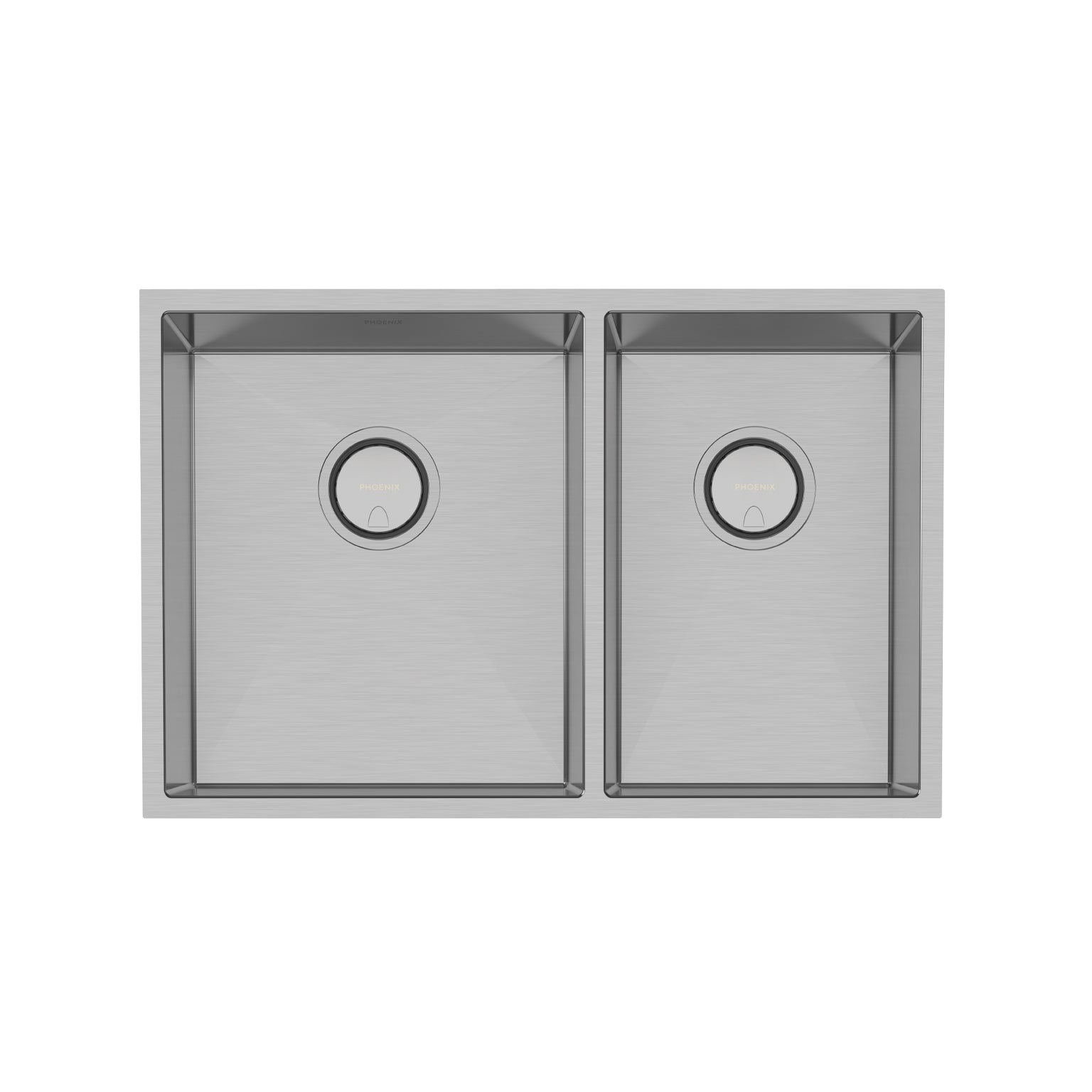 Phoenix 4000 Series 1-3/4 L/H Bowl Under / Over Sink, Stainless Steel