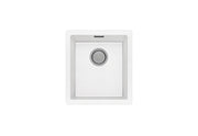 Phoenix 5000 Series Single Bowl Under / Over Sink, Matte White