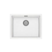 Phoenix 5000 Series Large Single Bowl Under / Over Sink, Matte White