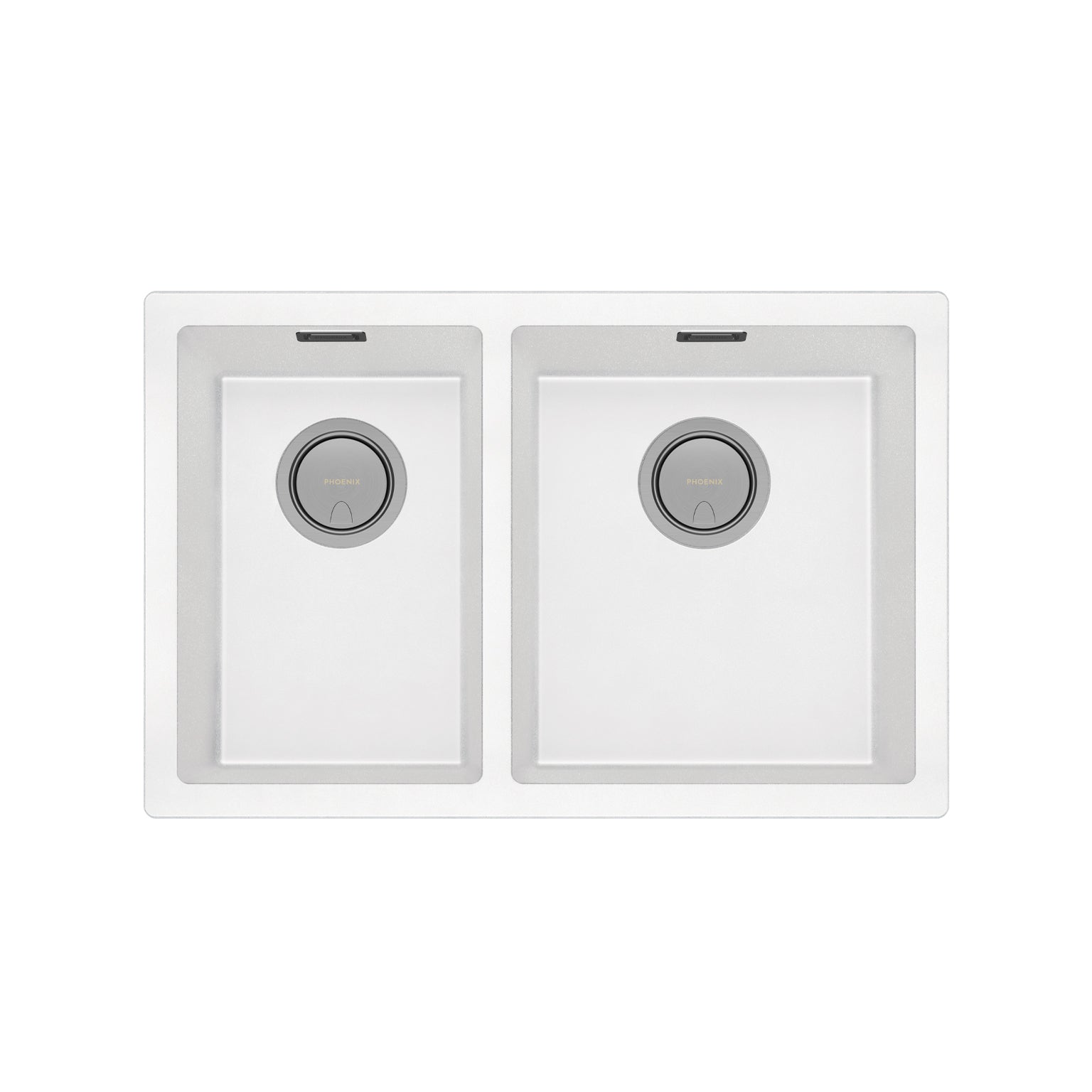 Phoenix 5000 Series 1-3/4 R/H Bowl Under / Over Sink, Matte White