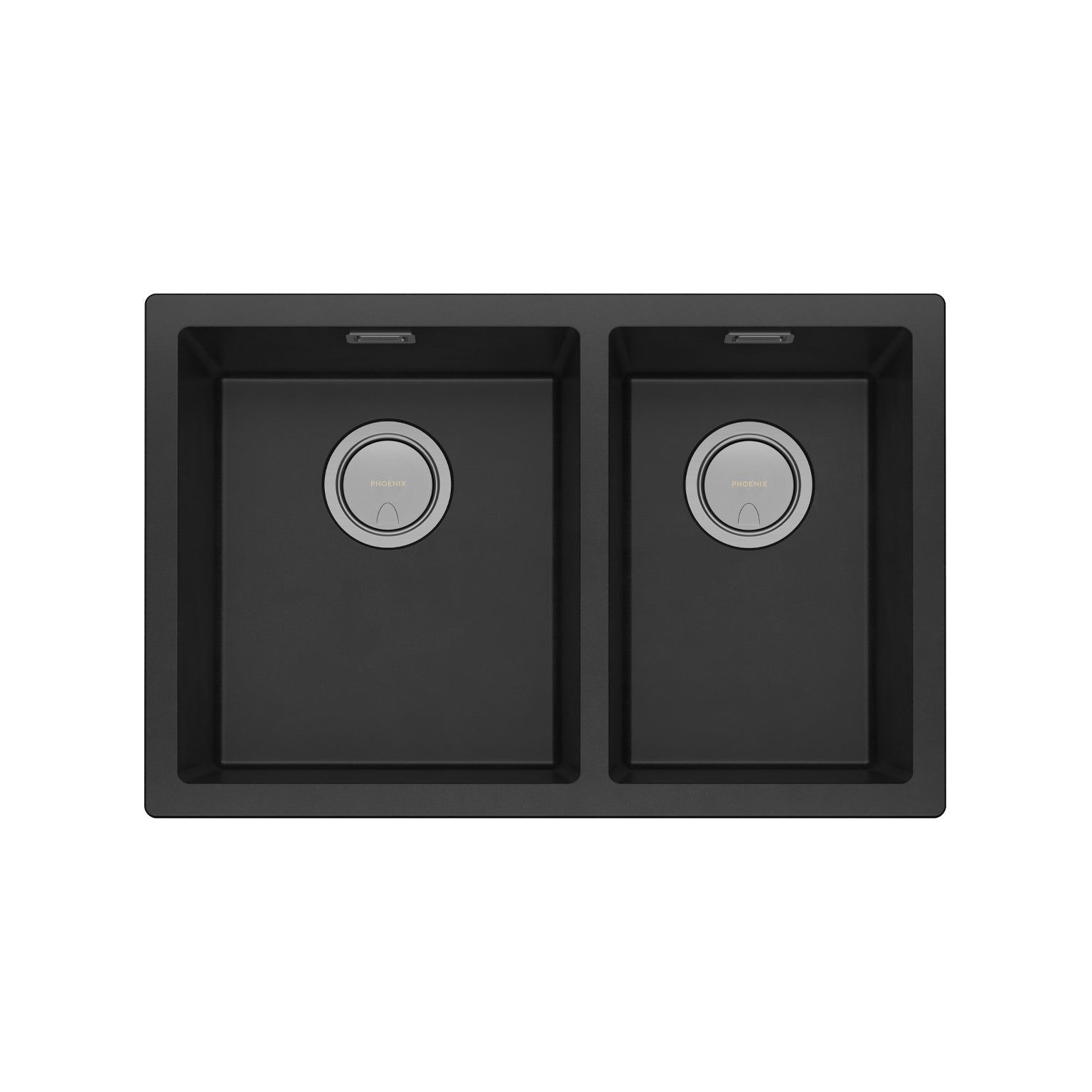 Phoenix 5000 Series 1-3/4 L/H Bowl Under / Over Sink, Matte Black