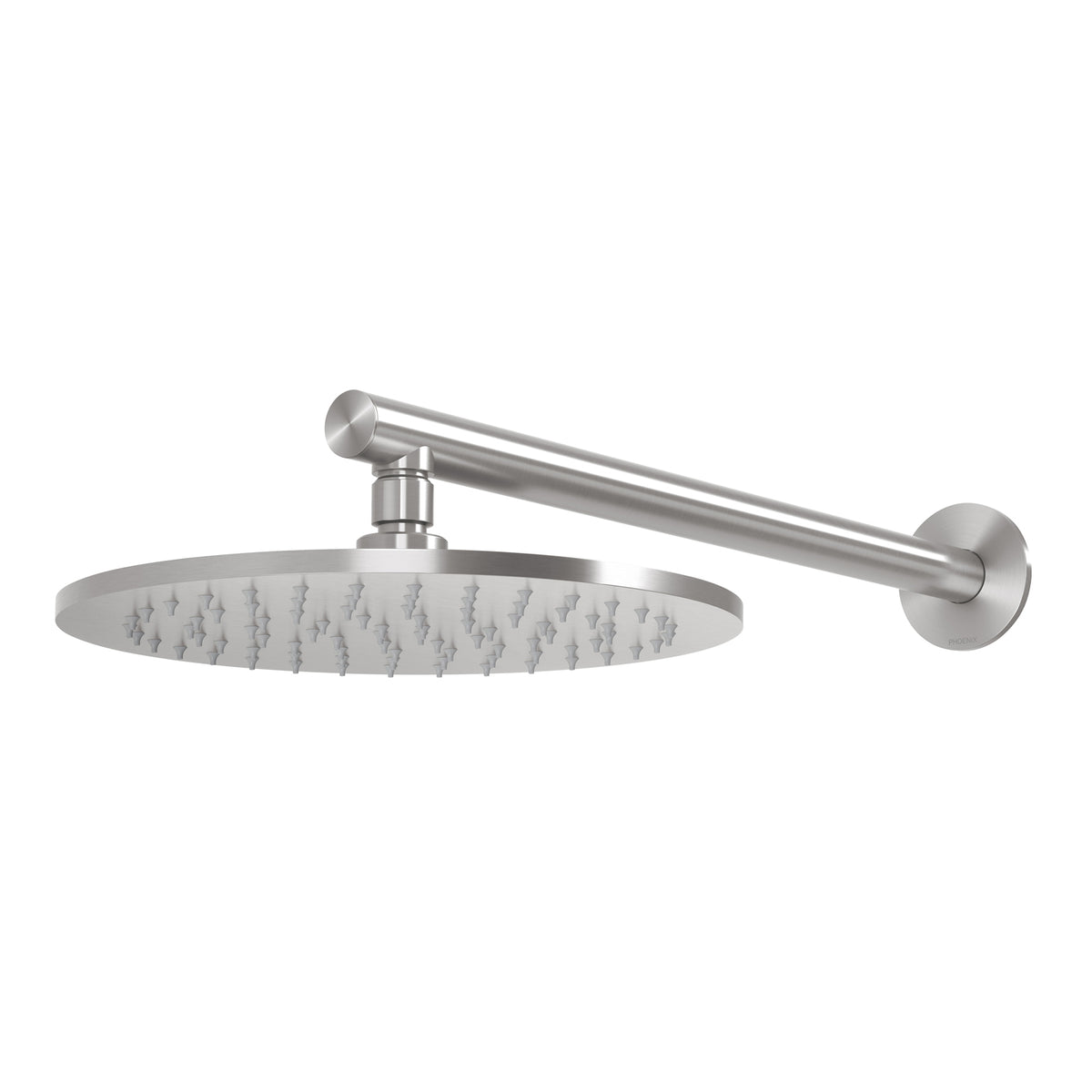 Phoenix Vivid Slimline SS 316 Shower Arm & 250mm Rose, Stainless Steel