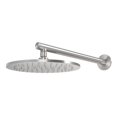 Phoenix Vivid Slimline SS 316 Shower Arm and 250mm Round Rose, Stainless Steel