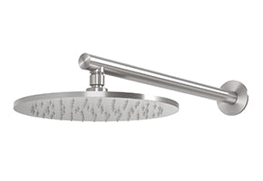 Phoenix Vivid Slimline SS 316 Shower Arm & 250mm Rose, Stainless Steel