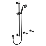 Fienza Lillian Rail Shower Set, Matte Black