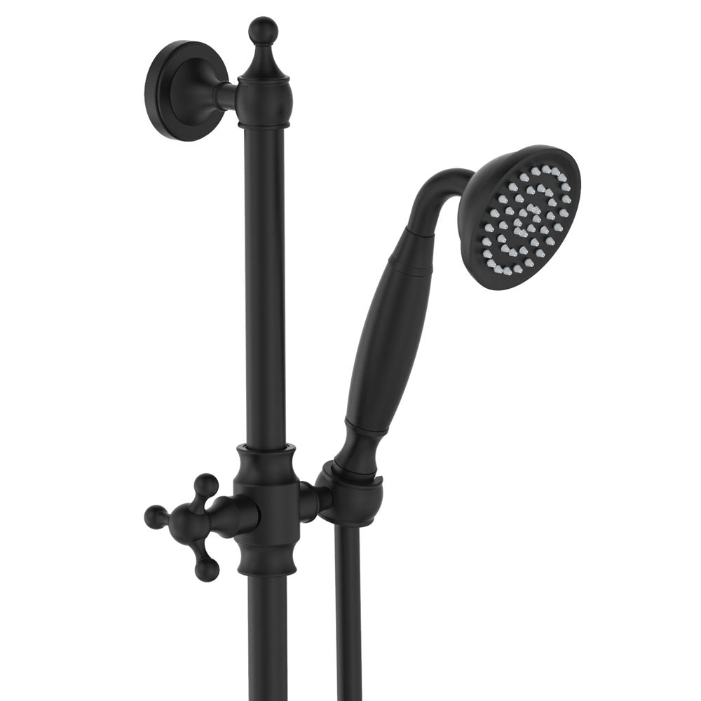 Fienza Lillian Rail Shower Set, Matte Black