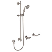 Fienza Lillian Lever Rail Shower Set, Brushed Nickel