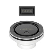 Phoenix 50mm Covered Sink Basket Waste & Overflow, Matte Black