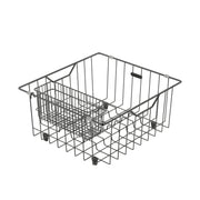 Phoenix Wire Basket, Brushed Carbon