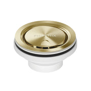 Phoenix 50mm Covered Sink Basket Waste, Brushed Gold