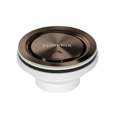 Phoenix Covered Sink Basket Waste, Brushed Bronze