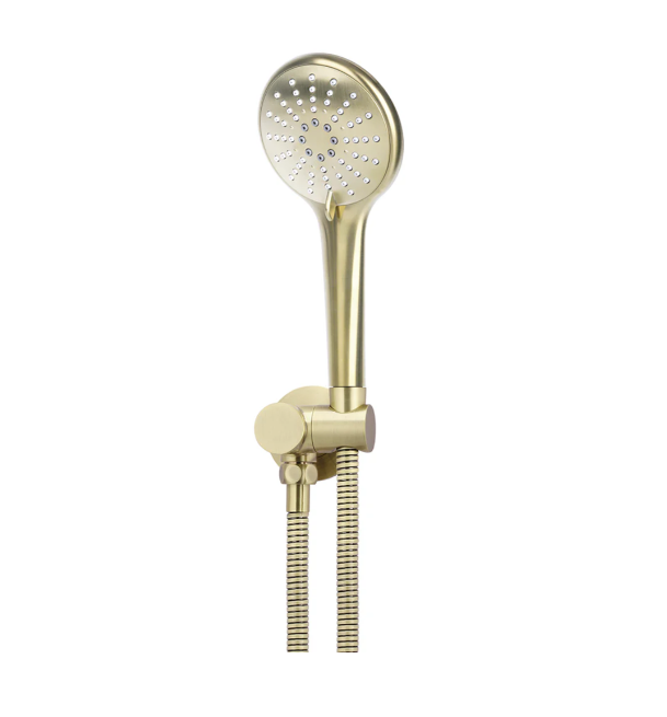 Meir Round Hand Shower on Swivel Bracket, Tiger Bronze