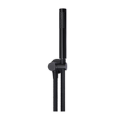 Meir Round Hand Shower on Swivel Bracket, Matte Black