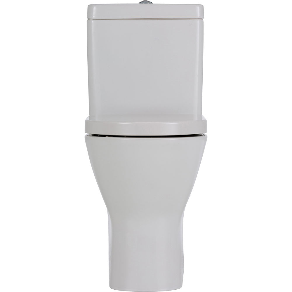 Fienza Resort P-Trap Back-to-Wall Top Inlet Rimless, Gloss White
