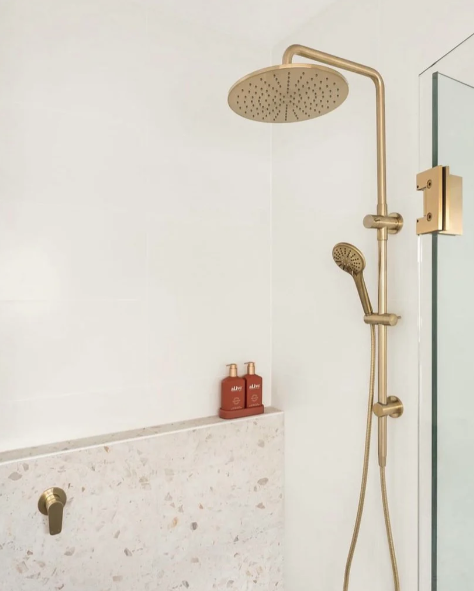 Meir Round Wall Mixer Paddle Handle Finish Kit, Tiger Bronze