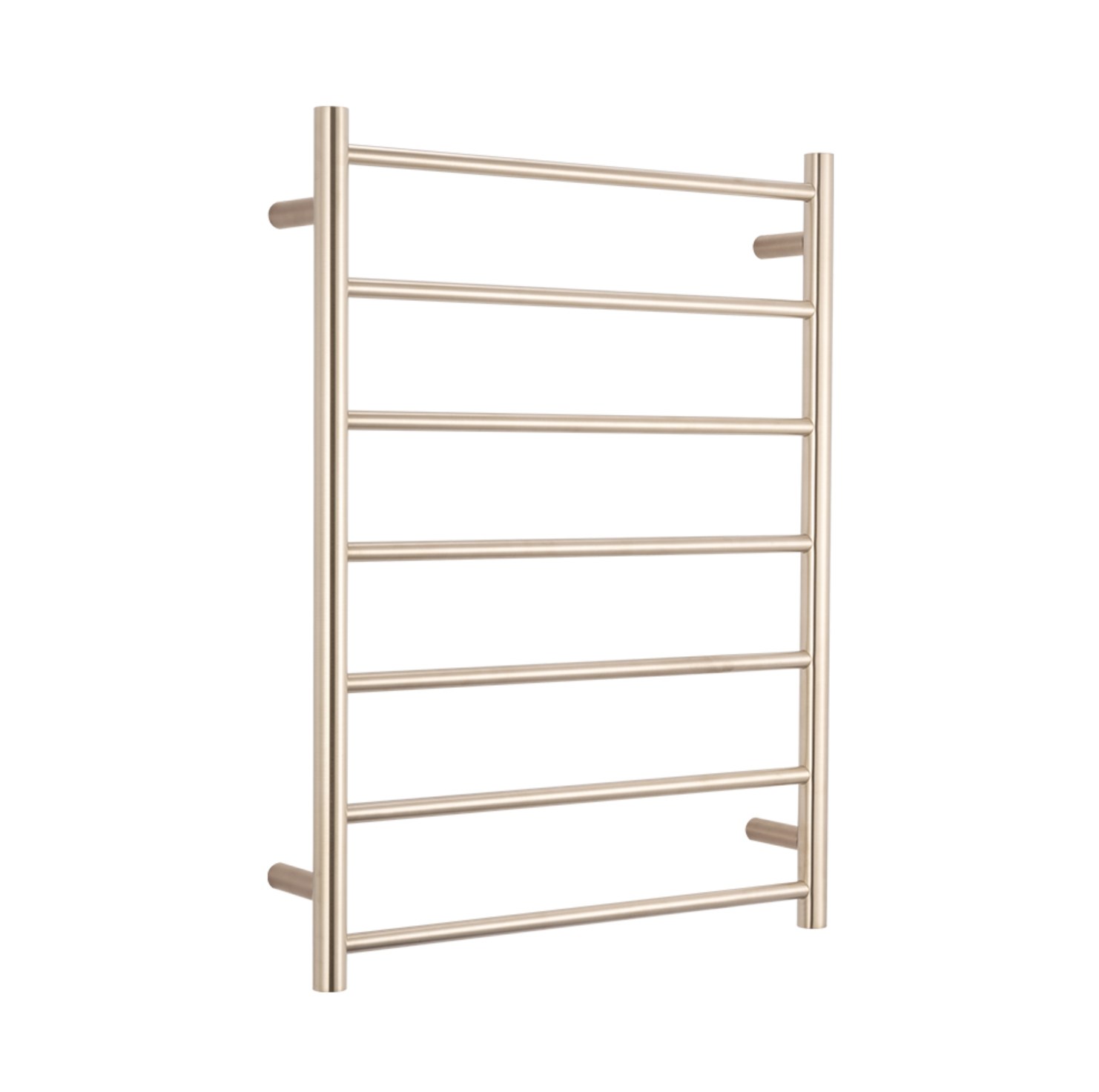 Radiant Heated Round Ladder 600 x 800mm WARM Brushed Nickel, WBN-RTR01