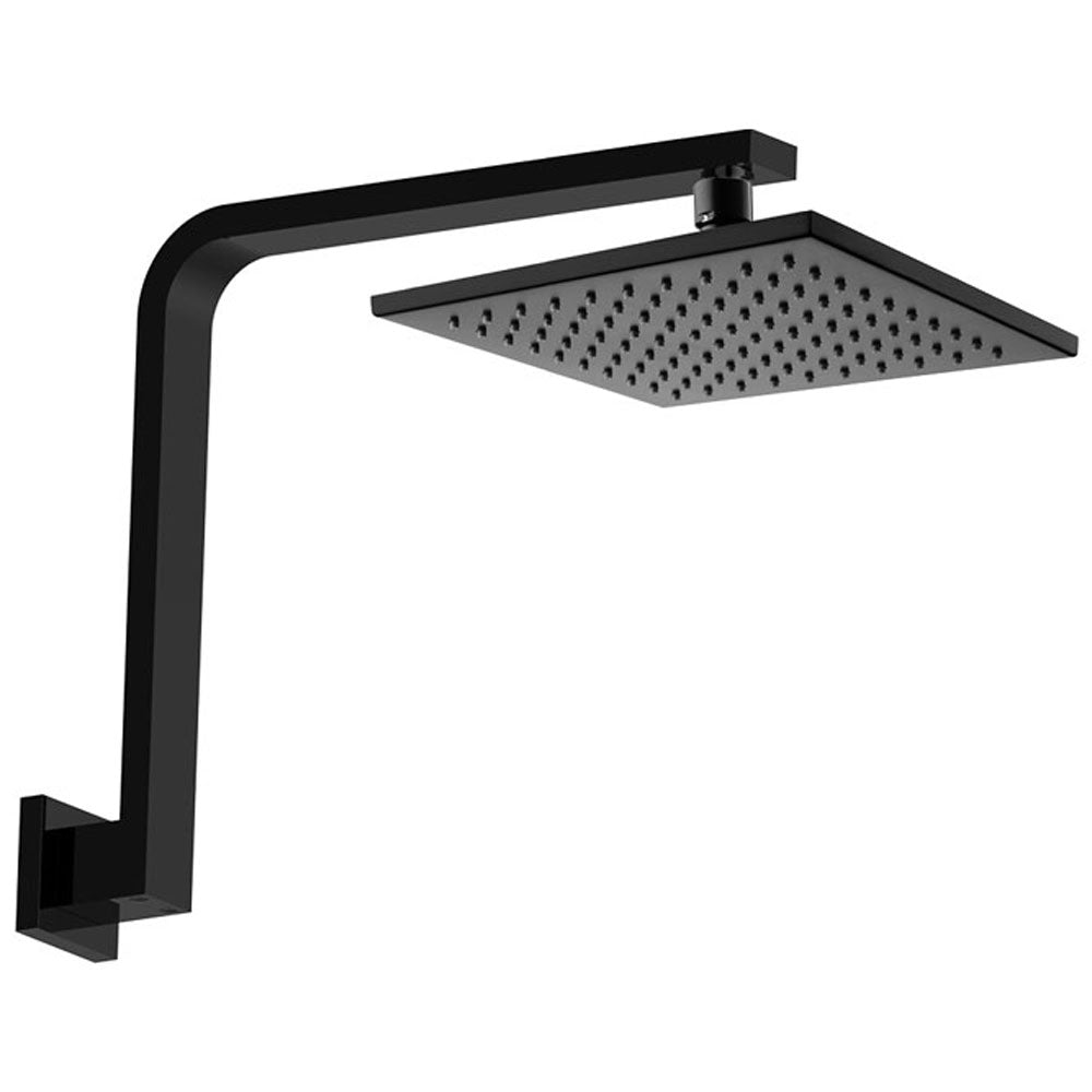 Fienza Modena 200mm Shower Head, Matte Black