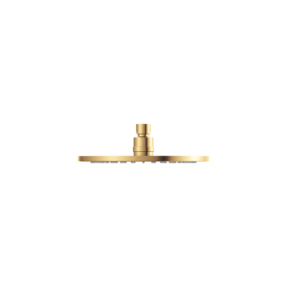 Fienza Starry Eco Flow 200mm Round Shower Head, Urban Brass