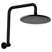 Fienza Hustle Round Gooseneck Shower Arm Set, Matte Black