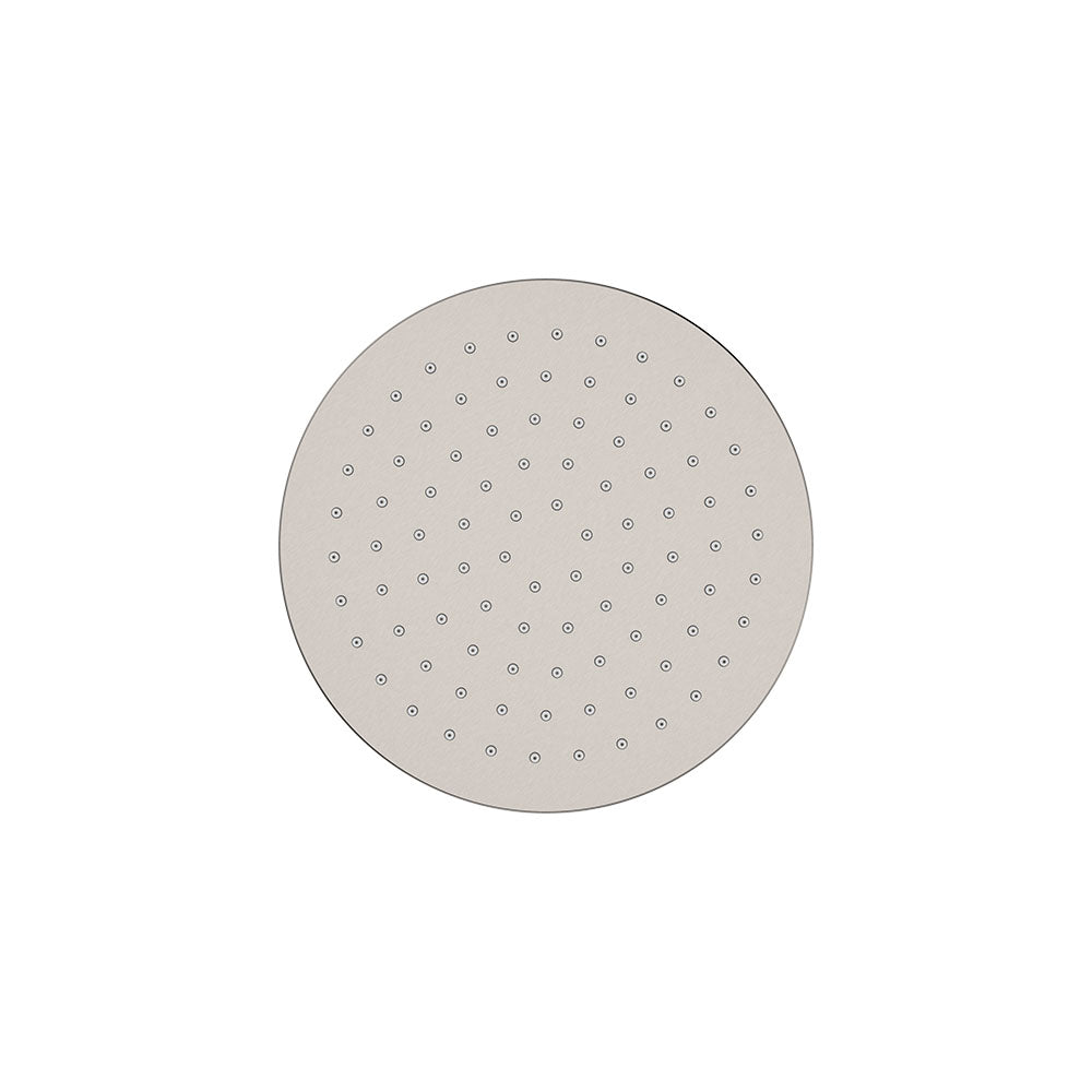 Fienza Starry 200mm Round Shower Head, Brushed Nickel