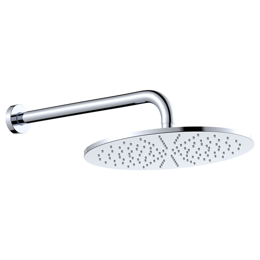 Fienza Starry 300mm Round Shower Head, Matte Black